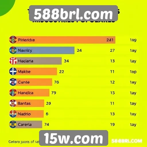 Estatísticas de jogos populares no site 588brl.com