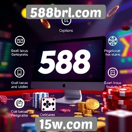 Análise de recursos do site 588brl